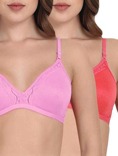 set of 2 lace detail bra - 15435296 - Very Small Image - 1