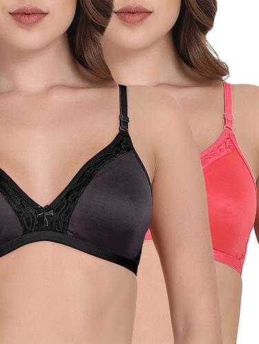 set of 2 lace detail bra - 15435297 - Very Small Image - 1