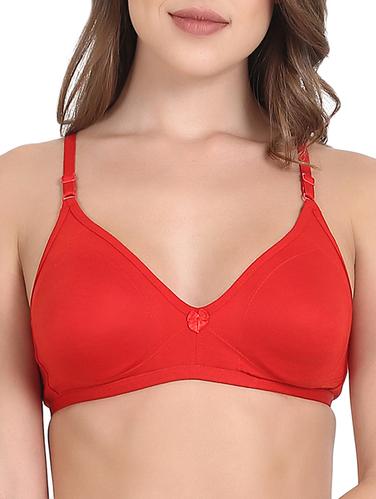 Scarlet red solid bra - 15435435 - Very Small Image - 1