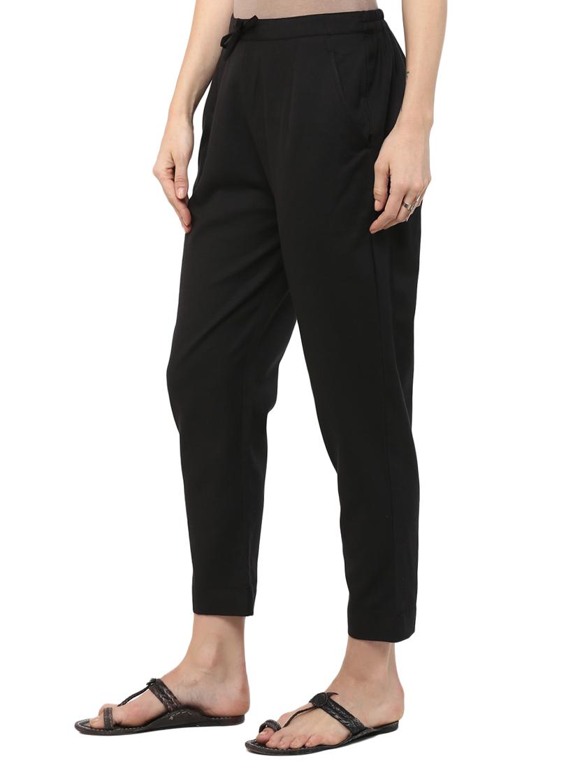drawstring waist peg trouser - 15435474 - Zoom Image - 2