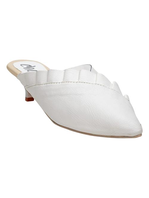 white mules sandals - 15435481 - Standard Image - 1