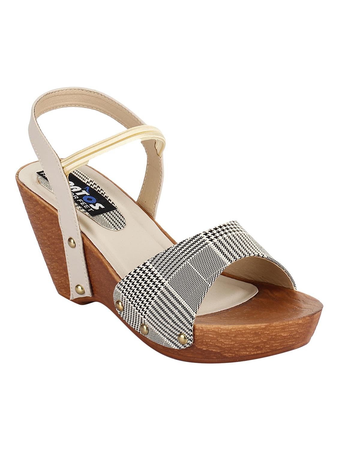 beige back strap wedges - 15435492 - Zoom Image - 1