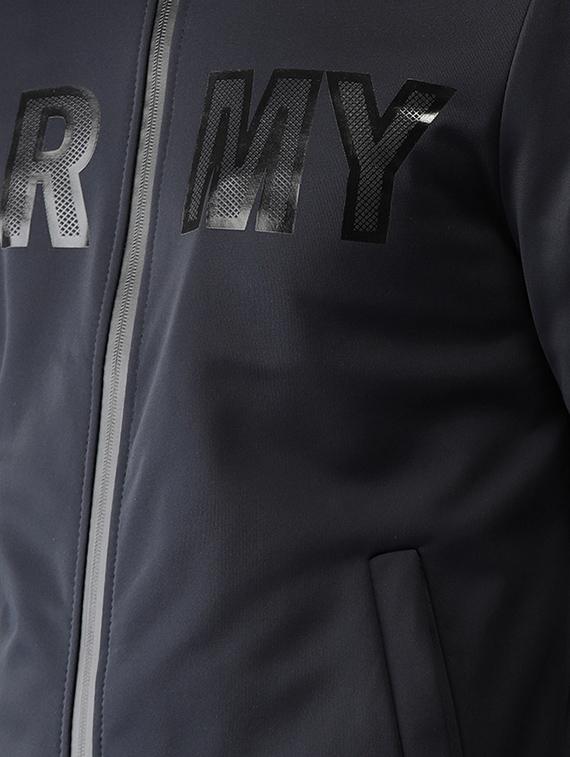 navy blue polyester casual jacket - 15435954 - Zoom Image - 4