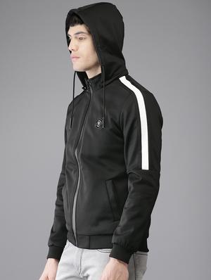 black polyester sweatshirt - 15435955 - Standard Image - 2