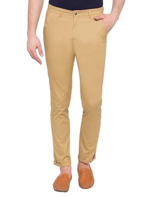 beige cotton chinos - 15436109 - Standard Image - 1