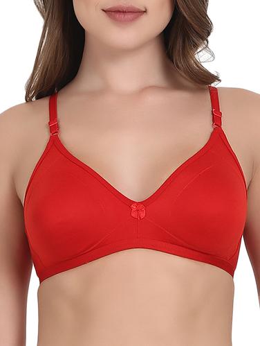 Set of 2 solid non padded bra - 15436313 - Very Small Image - 1