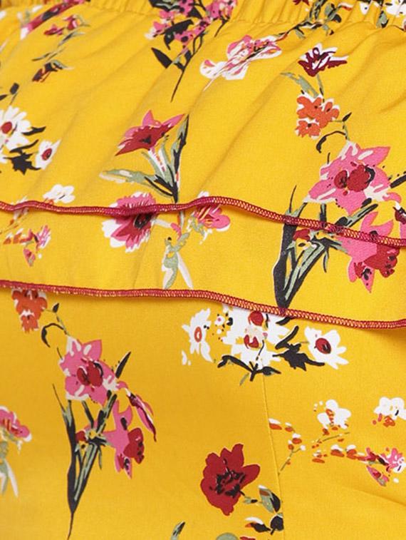 off shoulder floral a-line dress - 15436669 - Zoom Image - 5