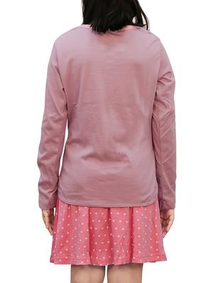 pink cotton tee - 15436701 - Standard Image - 2