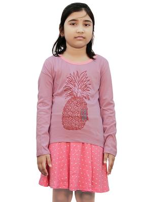 pink cotton tee - 15436701 - Standard Image - 3