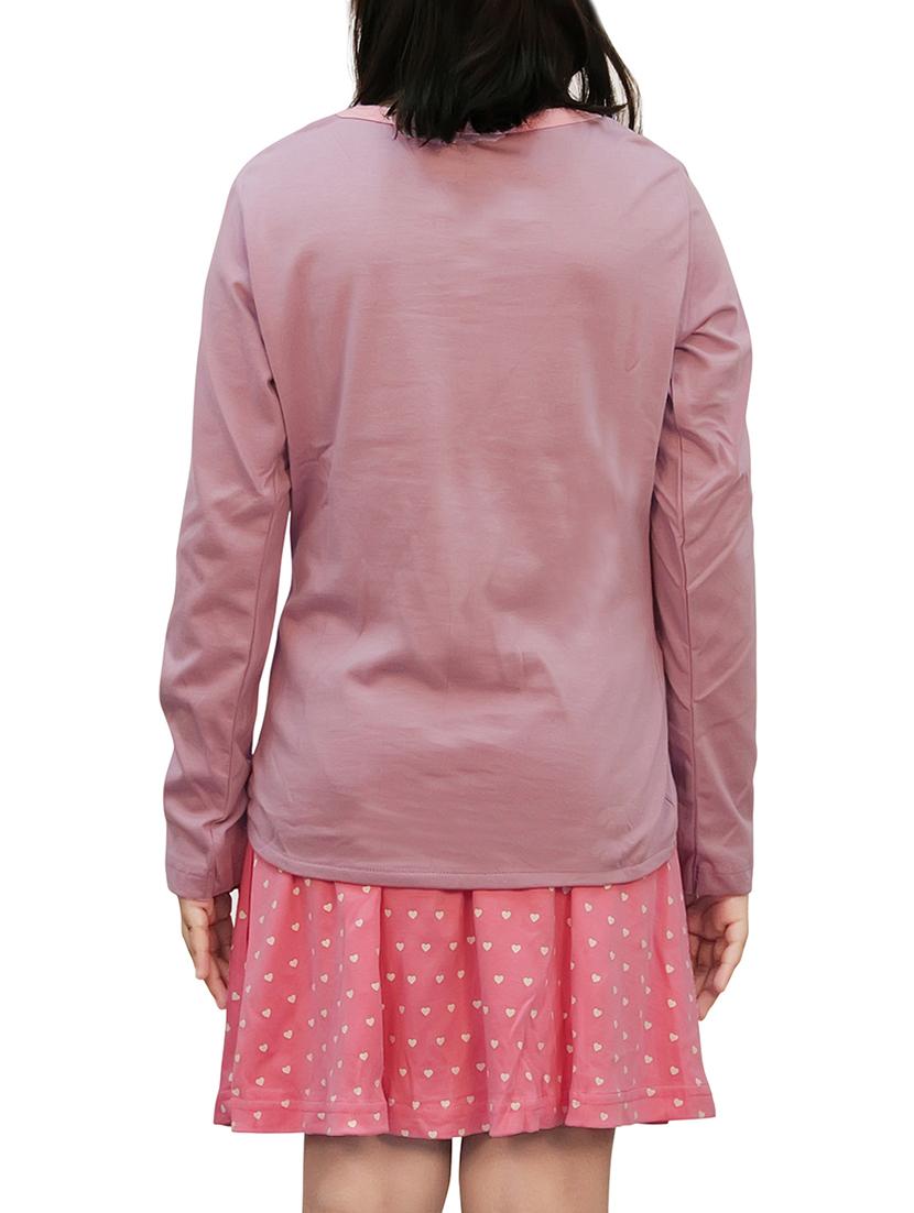 pink cotton tee - 15436701 - Zoom Image - 2