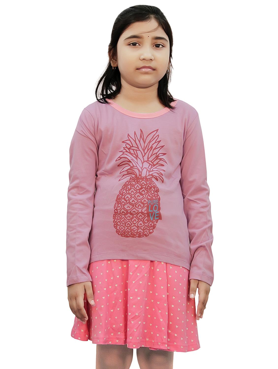 pink cotton tee - 15436701 - Zoom Image - 3