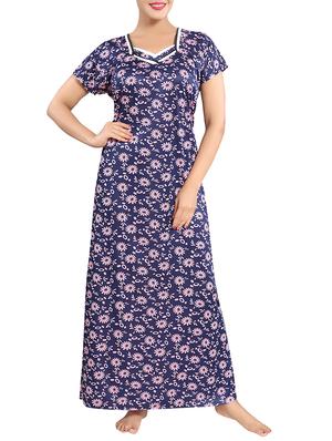 floral nightwear gown - 15436795 - Standard Image - 1
