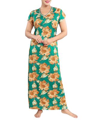 floral nightwear gown - 15436797 - Standard Image - 1