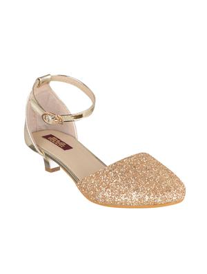 gold ankle strap sandals - 15436997 - Standard Image - 1
