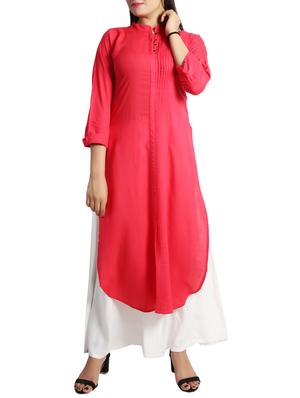 straight pintucks kurta - 15437912 - Standard Image - 1