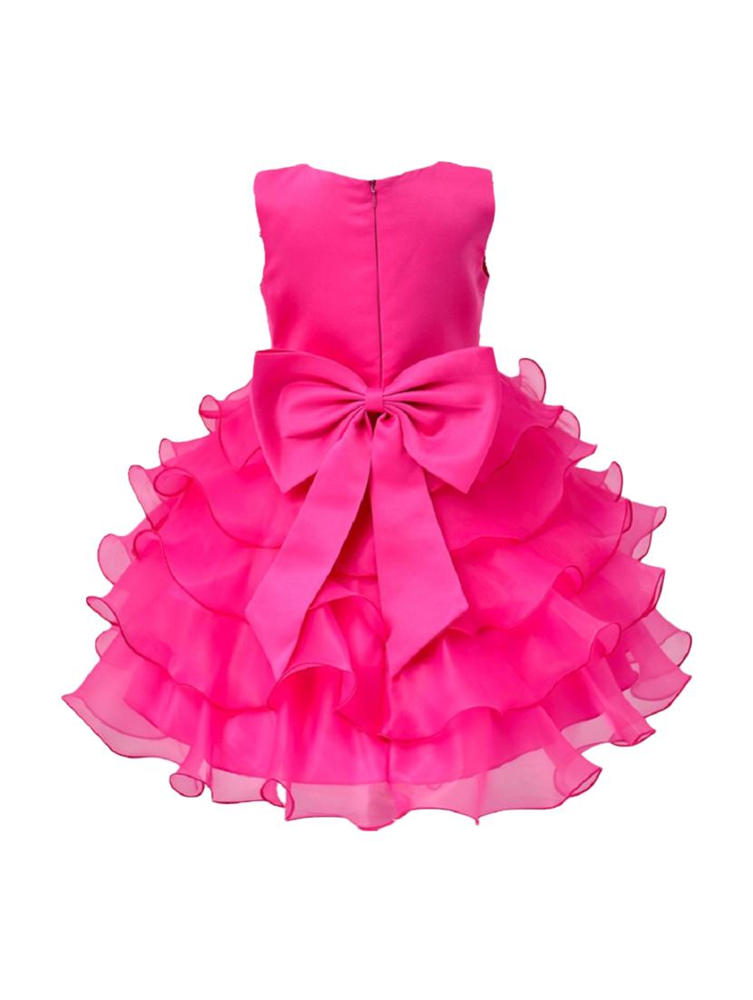 pink polyester frock - 15437939 - Zoom Image - 2