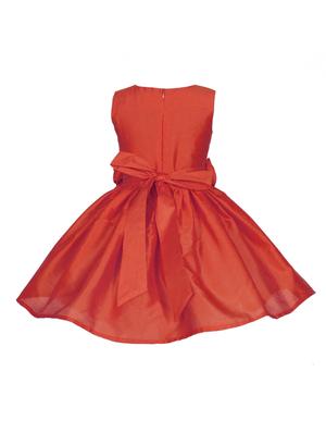 red polyester frock - 15437948 - Standard Image - 3