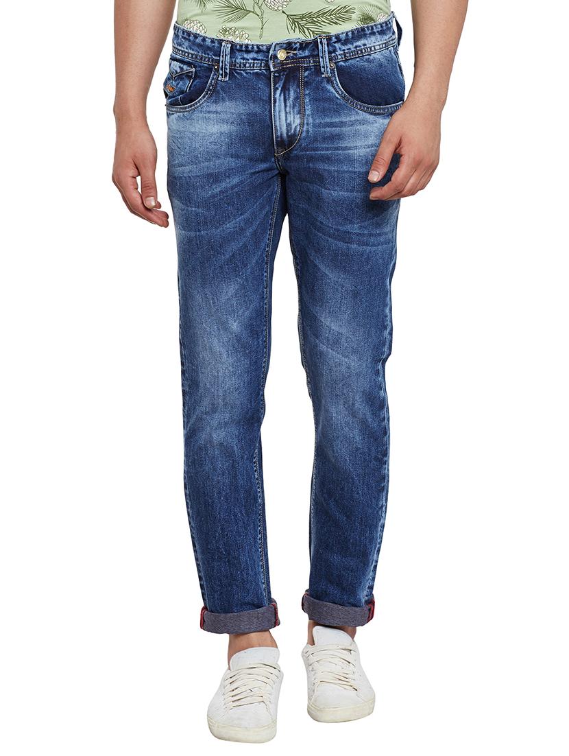 blue denim washed jeans - 15438079 - Zoom Image - 1
