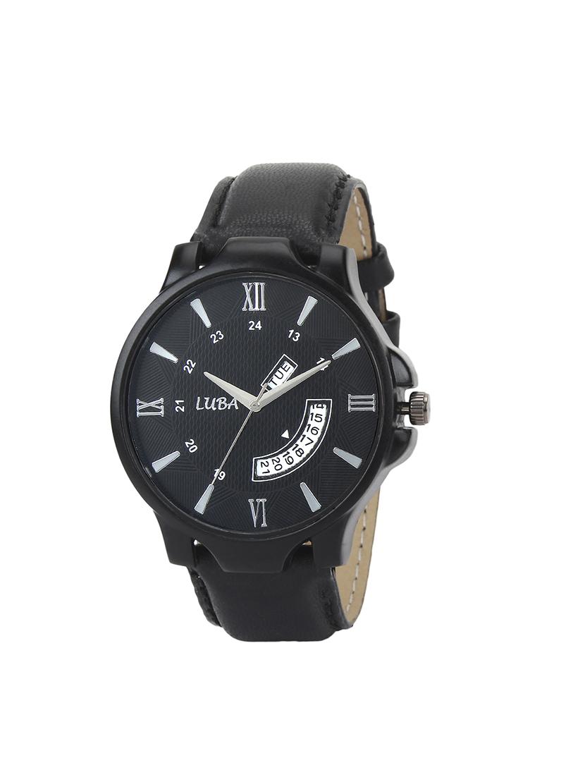 LUBA BLACK DAY N DATE FUNCTION ANALOG WATCH - 15438135 - Zoom Image - 1