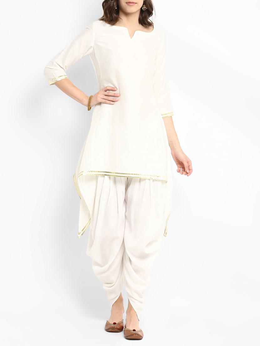 Gota patti kurta with salwar set - 15438244 - Zoom Image - 1