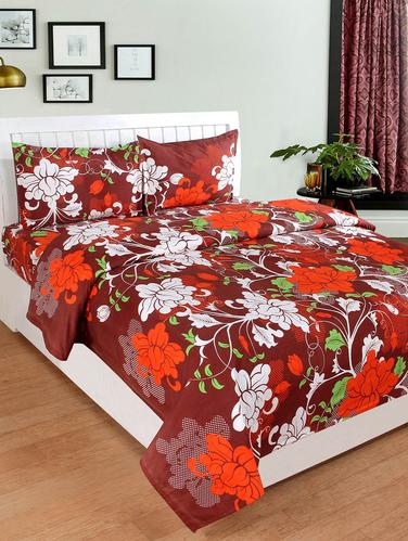 3D Printed Double Bedsheet With 2 Pillow Covers - 15438301 - Very Small Image - 1
