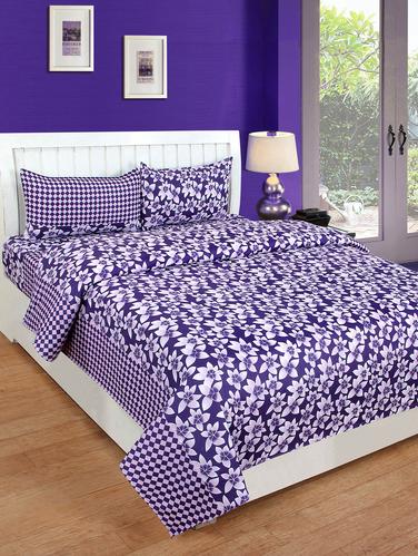 3D Printed Double Bedsheet With 2 Pillow Covers - 15438321 - Very Small Image - 1