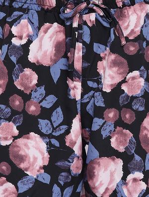 floral drawstring hem shorts - 15438456 - Standard Image - 4