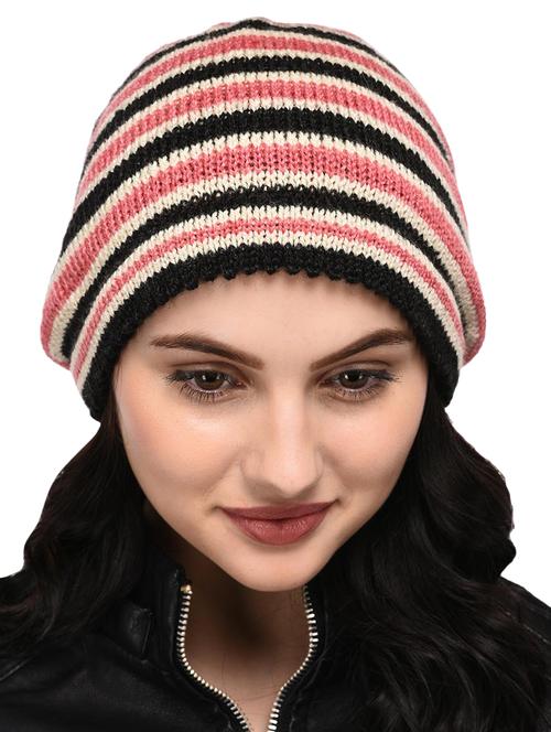 striped woolen cap - 15438902 - Very Small Image - 1