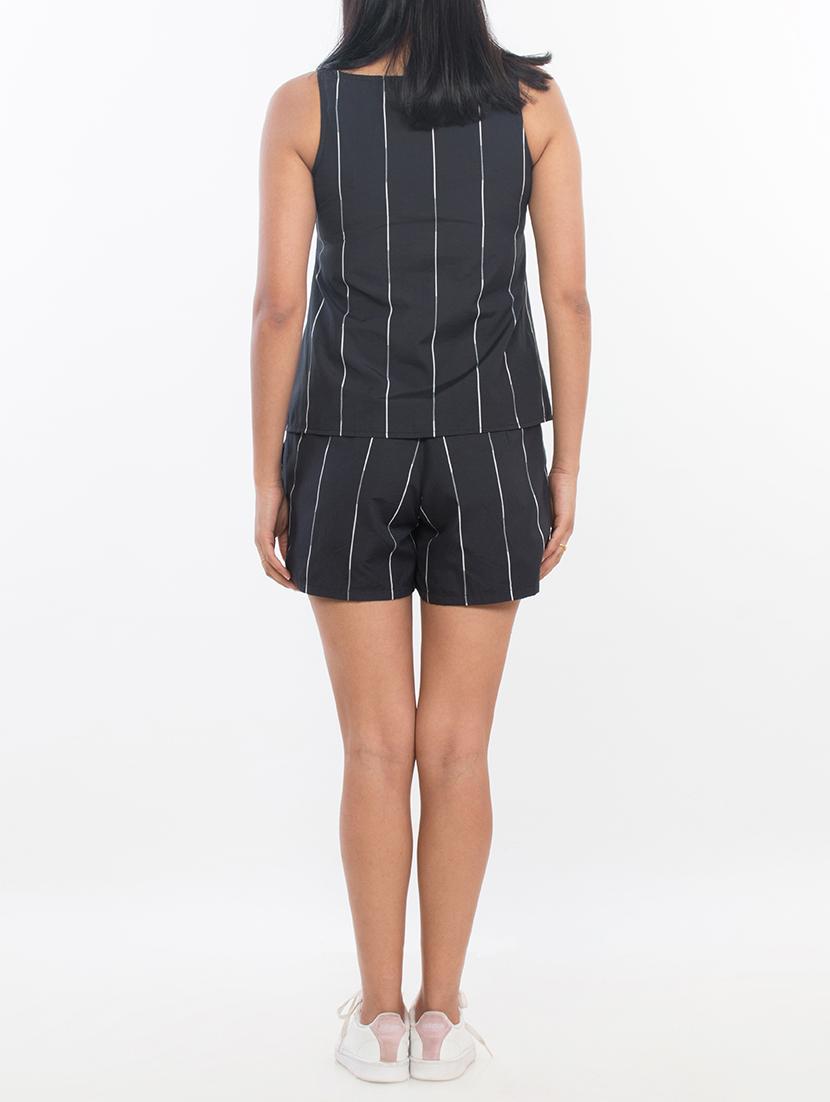 striped top & shorts set - 15439203 - Zoom Image - 3