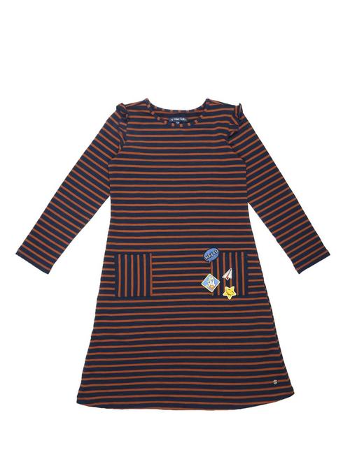 blue polyester frock - 15440721 - Very Small Image - 1