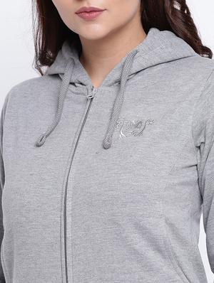 embroidered hooded sweatshirt - 15440741 - Standard Image - 4