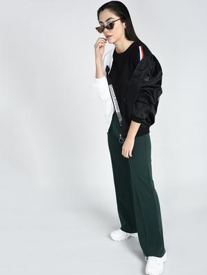 side taping sleeved top - 15441181 - Standard Image - 4