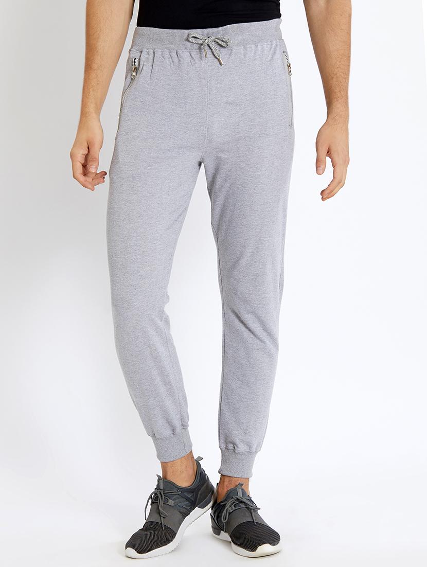 grey cotton joggers - 15441349 - Zoom Image - 1