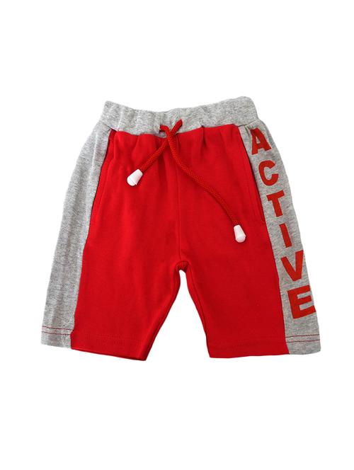 red cotton shorts - 15441683 - Standard Image - 1