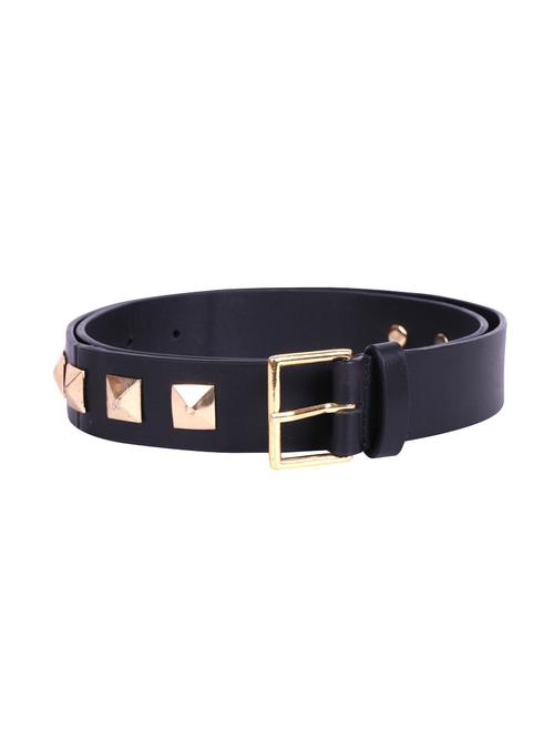 black leather belt - 15441931 - Standard Image - 1