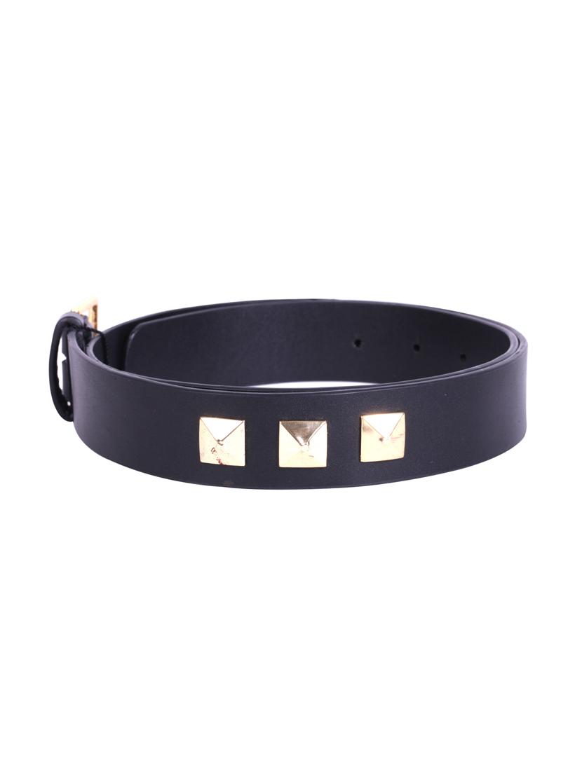 black leather belt - 15441931 - Zoom Image - 2