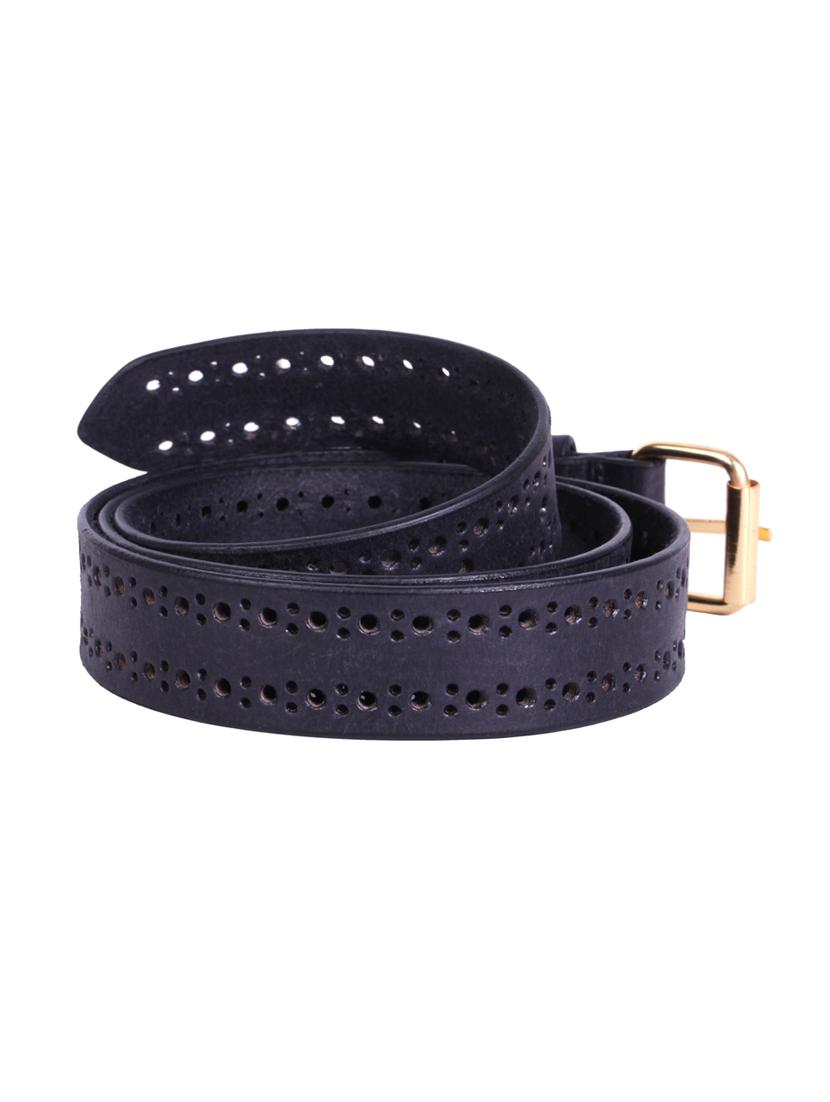 black leather belt - 15441932 - Zoom Image - 2