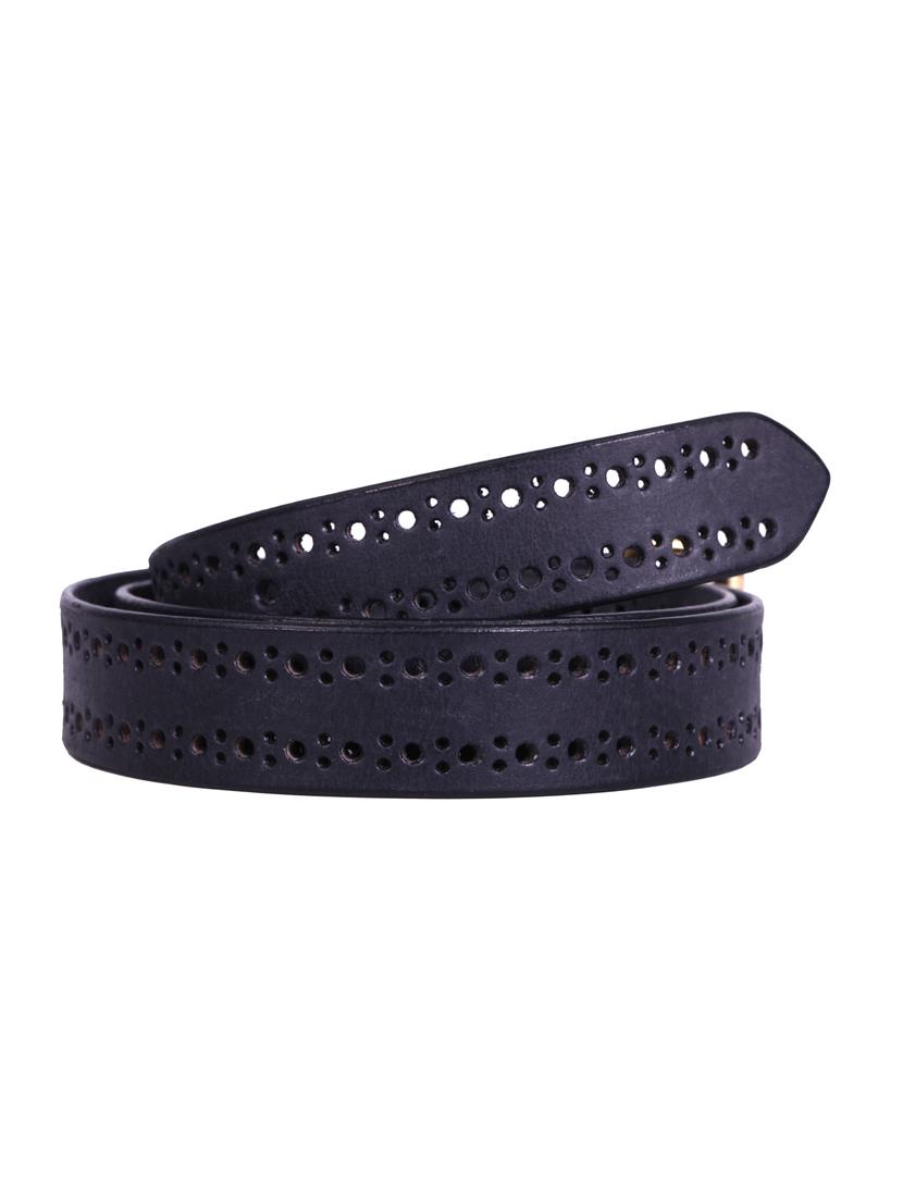 black leather belt - 15441932 - Zoom Image - 3