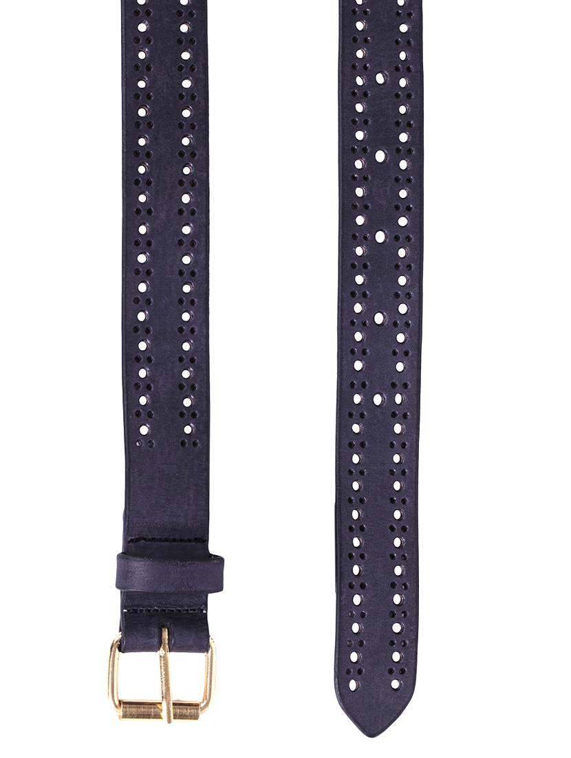black leather belt - 15441932 - Zoom Image - 4