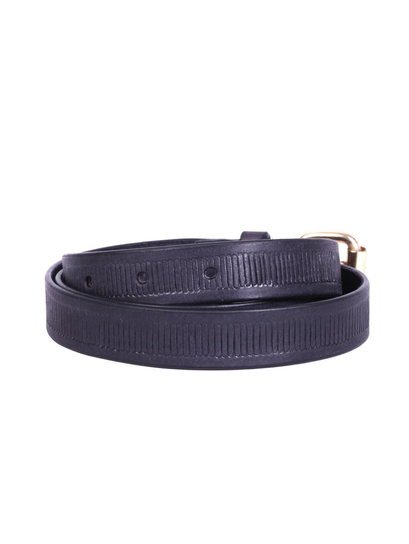 black leather belt - 15441933 - Zoom Image - 2