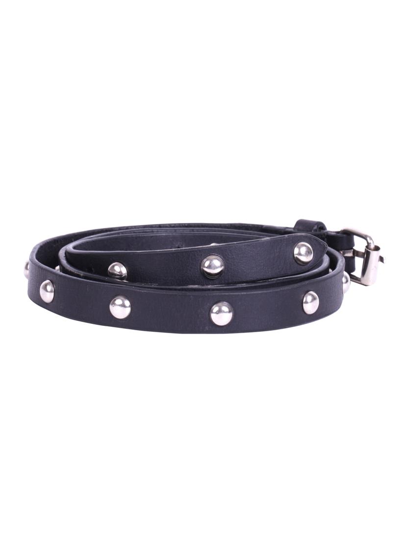black leather belt - 15441957 - Zoom Image - 2
