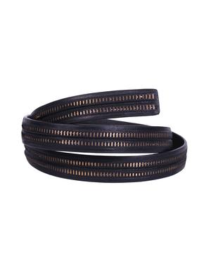 black leather belt - 15442987 - Standard Image - 3