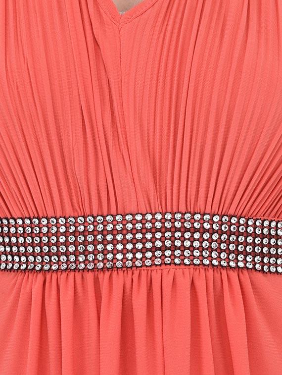 halter neck empire-line dress - 15443686 - Zoom Image - 4