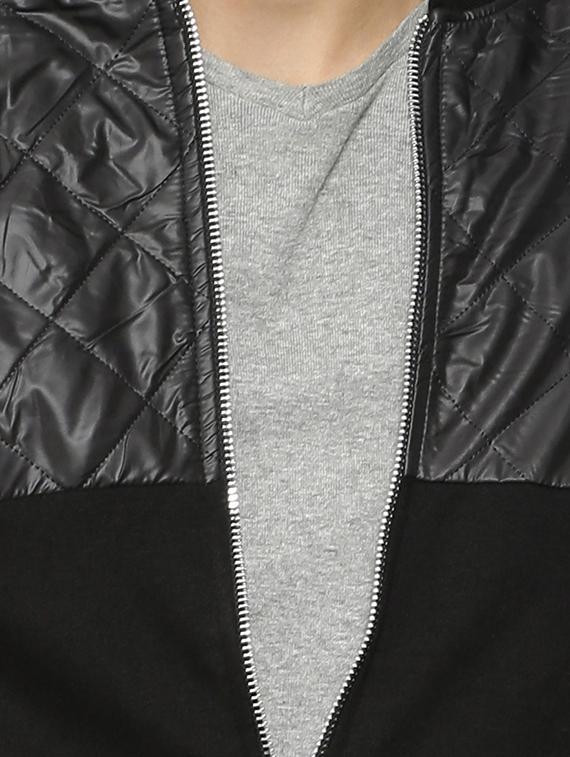 black cotton bomber jacket - 15443860 - Zoom Image - 4