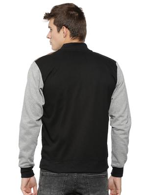 black cotton casual jacket - 15443862 - Standard Image - 3