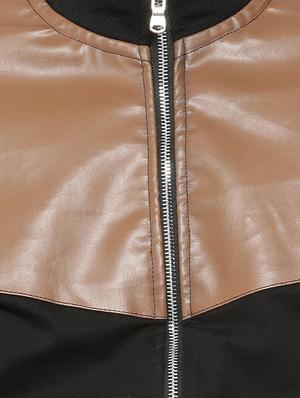 black cotton casual jacket - 15443862 - Standard Image - 4