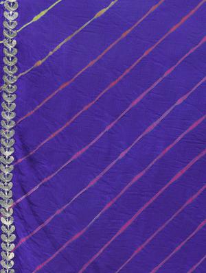 blue art silk bandhani dupatta - 15444205 - Standard Image - 2