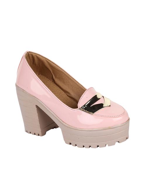 pink platforms pumps - 15447726 - Standard Image - 1