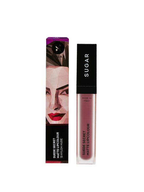 SUGAR Suede Secret Matte Lipcolour 01 Muslin Mauve (Mauve Nude) - 15447732 - Standard Image - 1