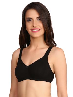 solid broad strapped bra - 15448365 - Standard Image - 2